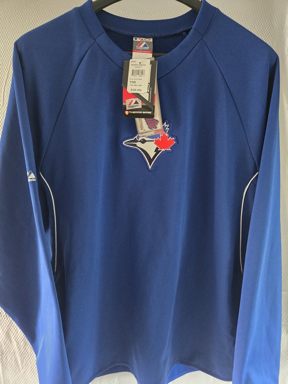 Toronto Blue Jays Majestic Navy Pullover Sweatshirt